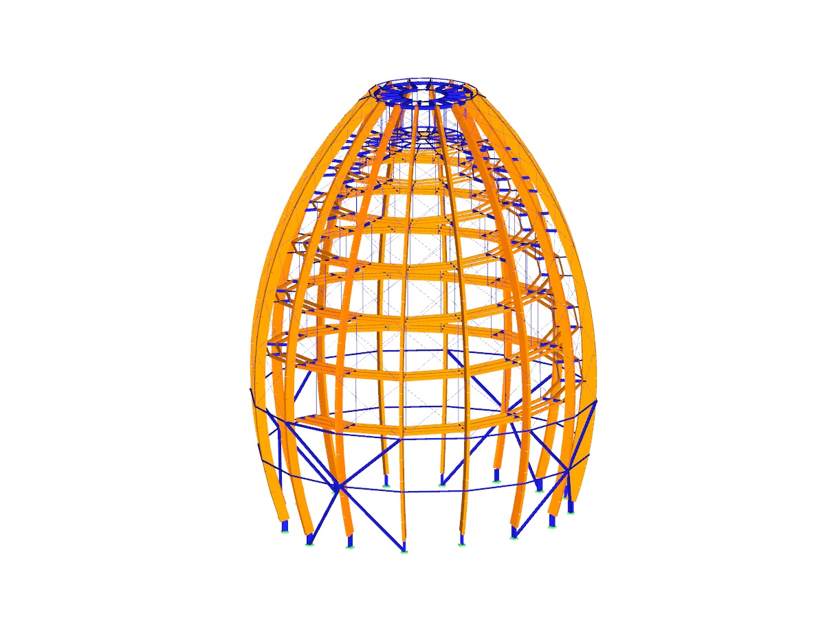 Древовидная башня на тропе в баварском лесу, Германия